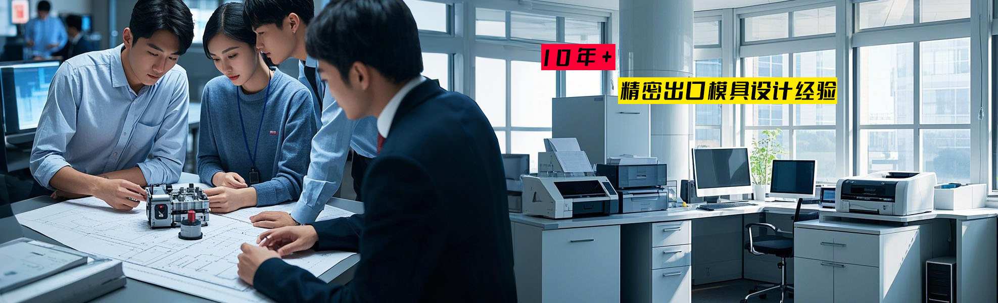 10年以上精密出口模具設(shè)計經(jīng)驗